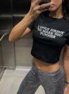 I ONLY DRINK TO MAKE YOU FUNNIER</br>Crop Top
