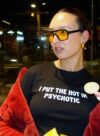 I PUT THE HOT IN PSYCHOTIC</br>Crop Top