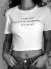 I CRY A LOT</br>Crop Top